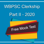 WBPSC Clerkship Free Mock Test