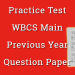 WBCS Main Practice Test
